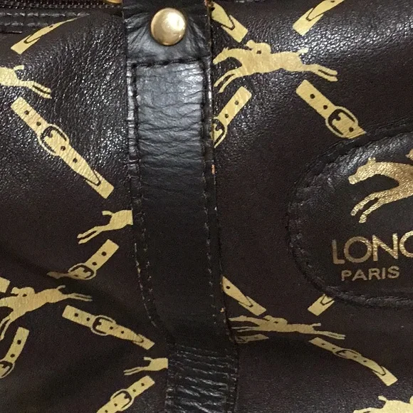 Longchamp vintage brown leather Boston bag - Picture 10 of 16